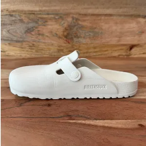 Birkenstock | 38 | Womens 7-7.5 | Boston Essentials EVA Slip-On Clog in Eggshell thumbnail 4