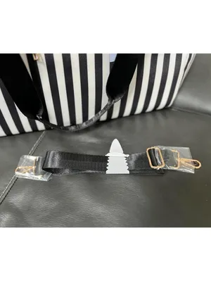 Alice + Olivia Striped Duffel Bag by Stacey Bendet thumbnail 8