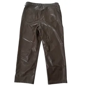 Abercrombie & Fitch Curve Love Vegan Leather 90’s Relaxed Ultra High 33 16 Short thumbnail 7