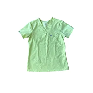 Figs Technical Collection Catarina One-Pocket Scrub Top Size Small Yellow Green thumbnail 2