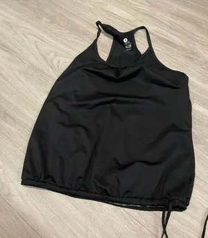 Athletic Black Racerback Tank Top - Brand: unknown thumbnail 1