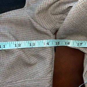Zara Brown Plaid Square Neck Dress Size XS thumbnail 8