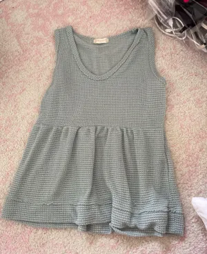 Altar'd State blue tank top thumbnail 1