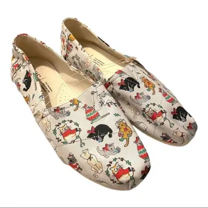 Toms Christmas Cats Festive Holiday‎ 6 Shoes thumbnail 5