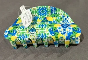 Free People Well Traveled Acrylic Hair Clip in Lemon Tree NWT thumbnail 1