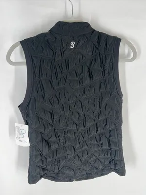 Sofibella Black Quilt Vest Size Small NWT UPF 50 Style 2432N thumbnail 10