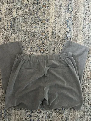 Old Navy Women's Gray Elastic Waist Dress Pants Size 8 thumbnail 3