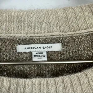 American Eagle Outfitters Leopard Sweater Size Medium Boho Fall Soft Lightweight thumbnail 6