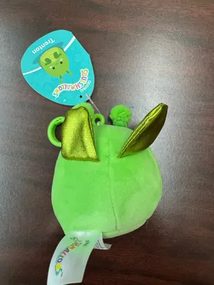 NWT Squishmallow Trenton Praying Mantis Plush Keychain Green thumbnail 2