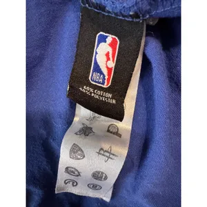 NBA Philadelphia 76ers Women's Blue Graphic‎ T-Shirt Small Stripe Sleeve Tee thumbnail 6