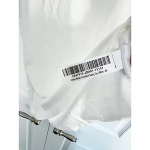Quince Cotton Modal Crew Neck Short Sleeve Swing Tee in White thumbnail 3