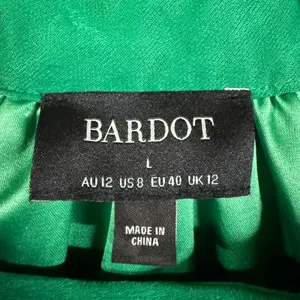 Bardot L Green Wrap Ruffle Hem Halter Mini Dress Tie Sash Cocktail Wedding Guest thumbnail 9