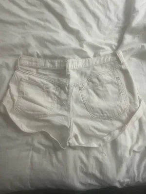 we the free white jean shorts thumbnail 2