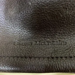 Vintage Stone Mountain Brown Leather Shoulder Bag thumbnail 9