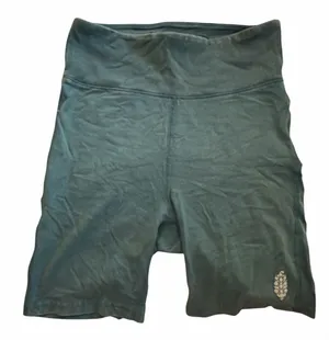 Free People Movement Green High-Waist Women's Biker Shorts thumbnail 1