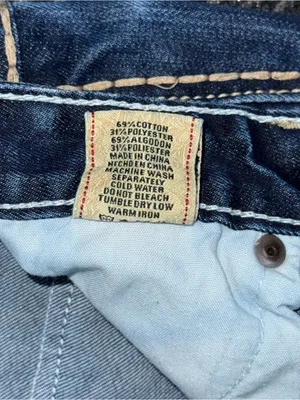 Buckle BKE Sabrina Low Rise Flare Jeans Size 26 x 31 Distressed Flap Pocket Y2K thumbnail 11
