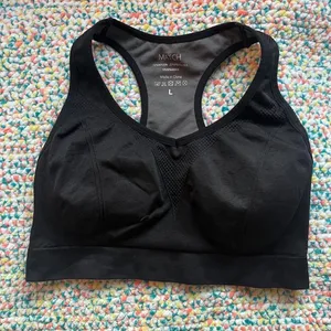 Match black sports bra Size L thumbnail 2