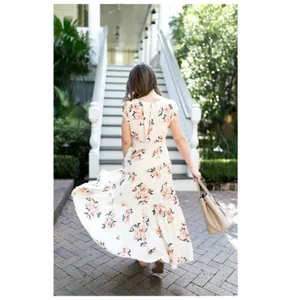 FREE PEOPLE All I Got Printed Floral Maxi Dress Size 4 thumbnail 5
