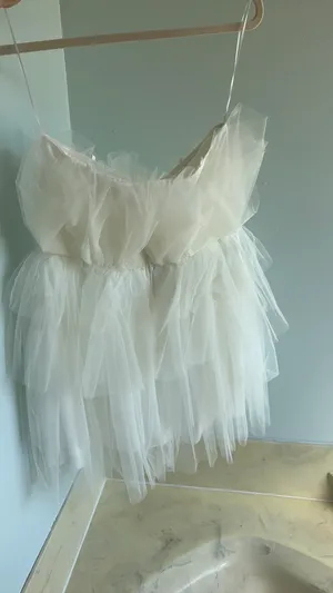 White Tulle Dress Altar'd State Mini Daria  thumbnail 3