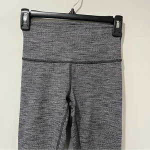 Lululemon Wunder Under‎ High Rise Tight Heathered Black Size 4 W5AM9S thumbnail 4