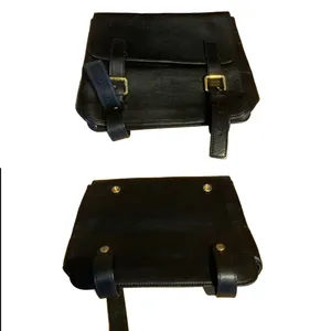Chloé FRONT POCKET TOTE BAG IN BROWN & BLACK LEATHER W/DETACHABLE POUCH thumbnail 9