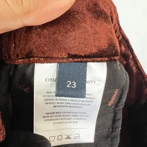 Citizens of Humanity Lilah Velvet Flare Pants Size 23 thumbnail 6