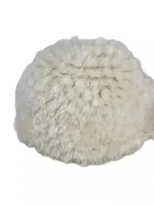 Vintage Hat Hansen Faux Fur White Winter Made In The Usa Adjustable Cap thumbnail 16