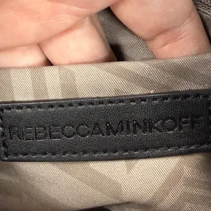 Rebecca Minkoff Crossbody Bag Leather Silver Hardware Pale Gray Small‎ thumbnail 15