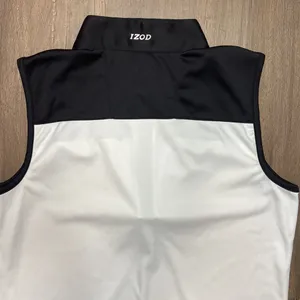 IZOD Women's White Quarter Zip Sleeveless Golf Tennis Top Size Medium NWOT thumbnail 8