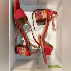 Anthropologie Tia Heeled‎ Sandals Size 8 thumbnail 7