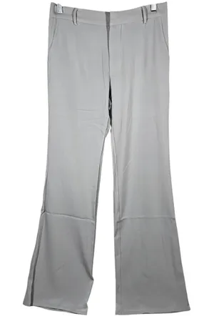 Area Stars Womens XS Light Gray High Rise Flare Leg‎ Dress Pants Trousers NEW thumbnail 1