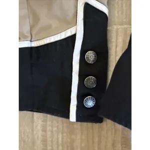 Vtg Cumberland Outfitters Tan Black White Color Block Western Shirt Womens-Lrg thumbnail 6
