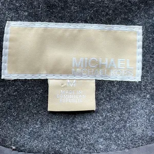 Michael Kors Dark Gray Wool Coat with Gold Hardware size M thumbnail 2