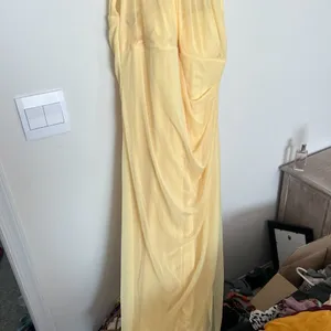 Davids Bridal‎ yellow maxi dress size 20 thumbnail 4