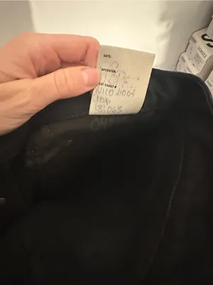 NWOT Agolde Nico bootcut jeans black 27 thumbnail 6