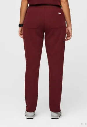 FIGS Women’s Yola High Waisted Skinny Scrub Pants XS Burgundy thumbnail 2