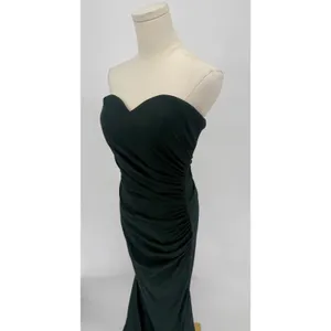 New! La Femme 30502 Strapless Sweetheart Jersey Gown in Emerald Green Sz 6 $338‎ thumbnail 6