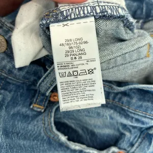 Gap Denim Cheeky Straight High Rise Button Fly Medium Wash Jeans thumbnail 9