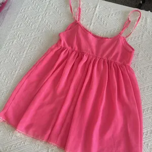 Victoria’s Secret Neon Pink Cream Lace Babydoll Lingerie Top Sz M Medium thumbnail 13