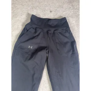 under armour black fitted womens joggers sweatpants xs thumbnail 4