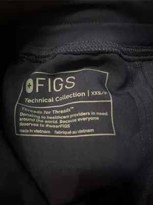 FIGS Womens Isabel High-Rise Wide-Leg Scrub Pant Navy Blue Size XXS/P thumbnail 5