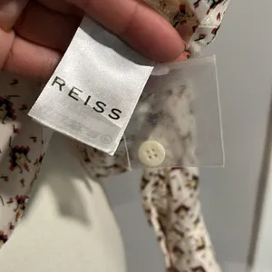 Reiss NWOT Pia Printed Geometric half button up - 2 ($228) thumbnail 11