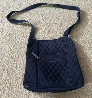 Vera Bradley Blue Quilted Crossbody Bag thumbnail 1