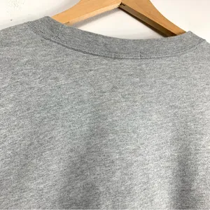 GAP Red & Black Plaid Logo Gray Crewneck Sweatshirt thumbnail 10