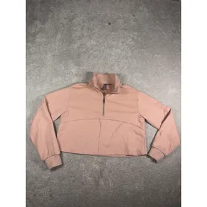 sweaty betty Sand Wash Half Zip Crop Sweatshirt Size 4 thumbnail 2