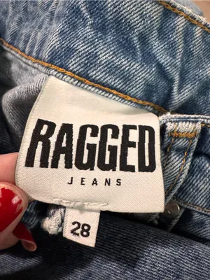 RAGGED Priest Blue Jeans Denim Flare 28 thumbnail 6