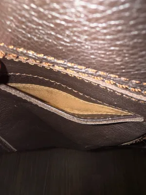 The Sak Kendra Brown Leather Crossbody Bag with Adjustable Canvas Strap thumbnail 6