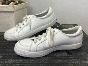 Keds White Lace Up Athletic Sport Sneaker Shoes 6.5 thumbnail 1