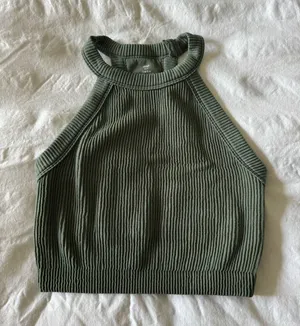 Green Aerie Top Tank Ribbed thumbnail 1