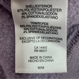 Mondetta Crew‎ Neck Front Pocket Sweatshirt Lavender Purple Medium thumbnail 10